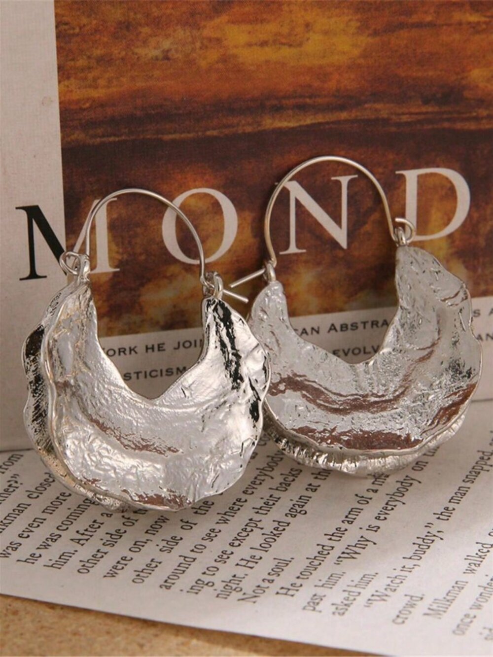 Multicolor Women's Punk Water Drop Metal Alloy Earrings